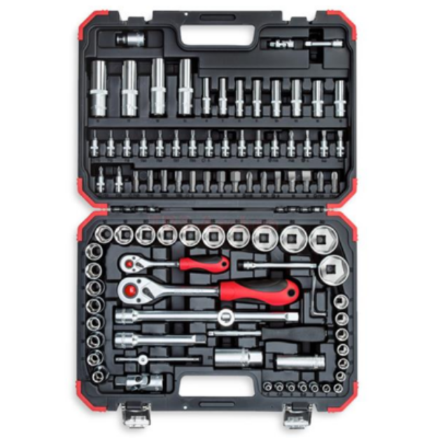 Picture of GEDORE RED R946003094   SOCKET SET 1/2" AND 1/4" 94PCS 