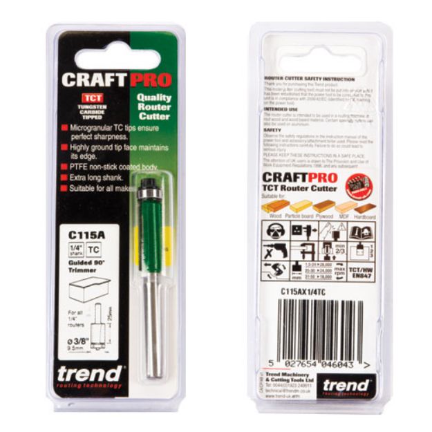 Picture of Trend Self guided trimmer 9.5mm diameter