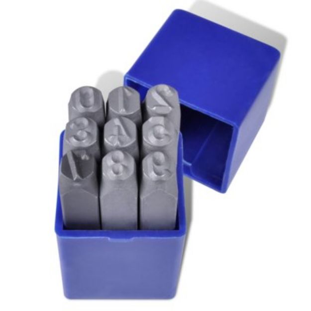 Picture of GROZ SET 12MM NUMBER PUNCHES (9PC) NP/12 