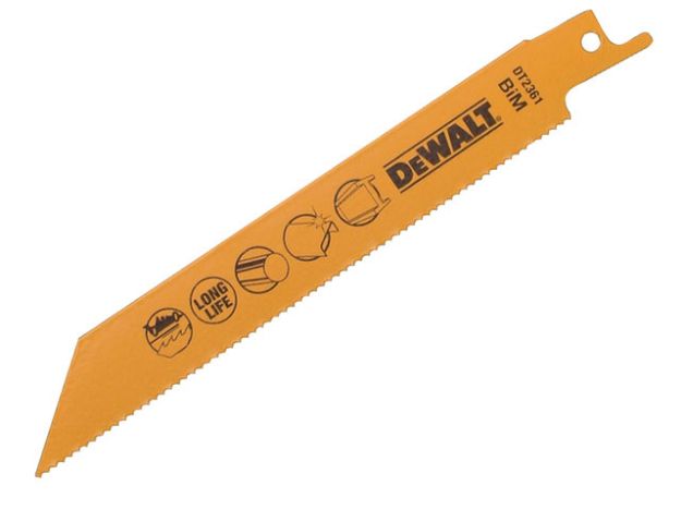 Picture of Dewalt DT2361 Pkt 5 Sabre Saw Blades 152mm 14TPI Metal