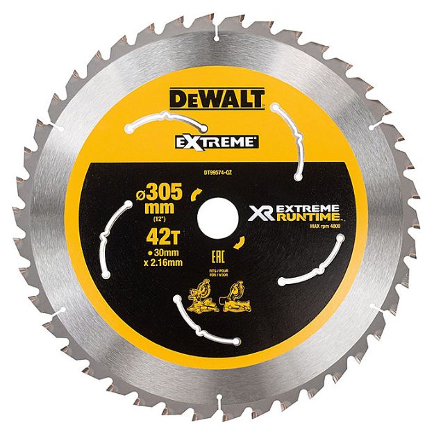 Picture of Dewalt DT99574 305x30mm Z-42 Tct Blade Xtreme Runtime For DHS780