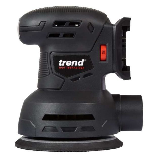 Picture of Trend T18S/ROS125B 18v 125mm Random Orbital Sander 6000-12000rpm 1.18kg 2mm Orbit Bare Unit(EPT Annual Christmas Sale Special Offer Price)