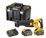 Picture of Dewalt DCS389T2 54V XR Flexvolt High Power Reciprocating Saw 0-3000spm 3.6kg C/W 2 x 6.0Ah Li-ion Batteries & Charger T-stak Box + Claim free 9AH XR FLEXVOLT Battery