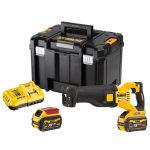 Picture of Dewalt DCS389X2 54V XR Flexvolt High Power Reciprocating Saw 0-3000spm 3.6kg C/W 2 x 9.0Ah Li-ion Batteries & Charger T-stak Box + Claim free 9AH XR FLEXVOLT Battery