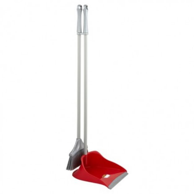 Picture of DOSCO 53005 LONG HANDLED HAND BRUSH & DUSTPAN SET