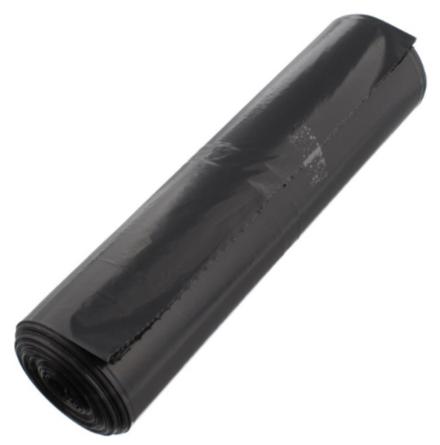 Picture of ROLL (20) BLACK REFUSE SACKS  RINOTUFF 14 x 26 x 44