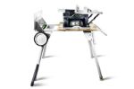 Picture of Festool 577380 CSC SYS 50 EBI-Set Cordless Table Saw with Digital Height & Angle Adjustment,168x20mm Blade, 48mm Cutting Height, 15kg C/W x2 5.0Ah Batteries & Twin Charger In Systainer Box Includes UG-CSC-SYS Underframe Stand