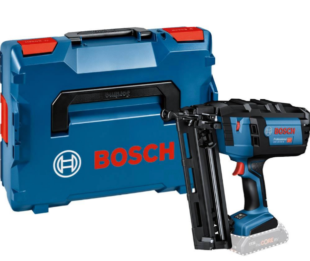 Picture of Bosch GNH 18V-64 M Professional 16 Gauge Angled Second Fix Finish Nailer 32-63mm Length 2.9kg Bare Unit in L-Boxx