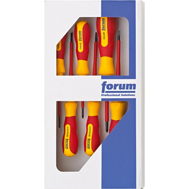 Picture of FORUM VDE 6PC SCREWDRIVER SET PZ1-PZ2