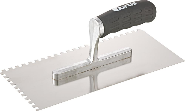 Picture of FORTIS SOFT GRIP NOTCHED TROWEL S/S 130MM