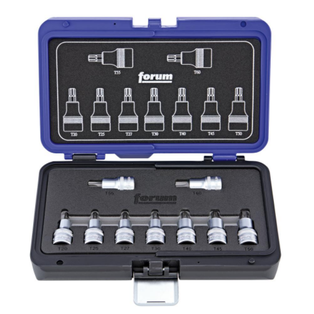 Picture of FORUM  9PC 1/2'' DR BIT SET TPX20-TPX60