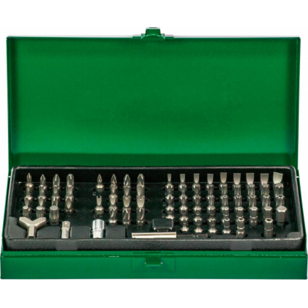 Picture of Fortis 72pce Screwdriver Bit Set w/ 6mm adaptor in case 4317784729192