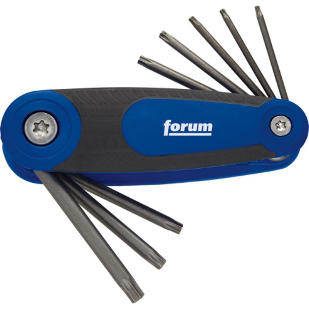 Picture of FORUM 8pc TX HEX KEY SET TX9-TX40 PENKNIFE TYPE    