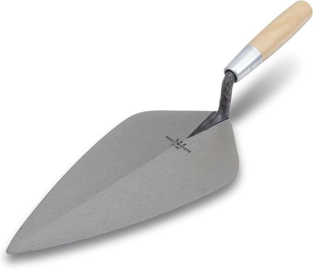 Picture of MARSHALLTOWN NO.34-11 11'' WOODEN HANDLE POINTED BRICK TROWEL (11528)    