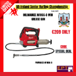 Picture of Milwaukee M18GG-0 M18 Grease Gun 400ml 3.9kg Bare Unit 