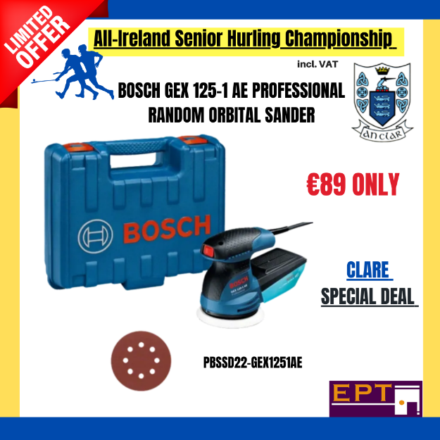 Picture of Bosch GEX 125-1 AE PROFESSIONAL RANDOM ORBITAL SANDER 230V  0601387571 
