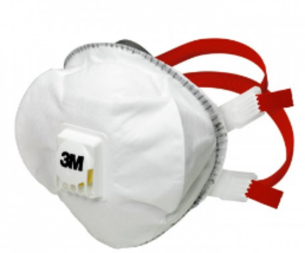 Picture of 3M 8835+ FFP3 Fine Dust & Metal Fume Disposable Respirator Mask W/ Valve    