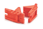 Picture of Ragni Corner Line Block 2pk Orange Plastic