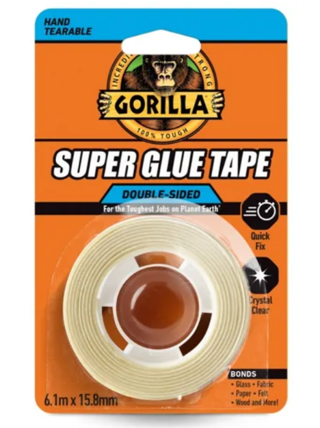 Picture of Gorilla 6.1M Roll Super Glue Tape 115718