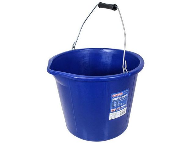 Picture of Faithfull FAI3GBUCKIN Builders Industrial Bucket 14 Litre (3 Gallons) Blue