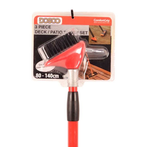 Picture of DOSCO 66186 3 PIECE DECK/PATIO BRUSH SET