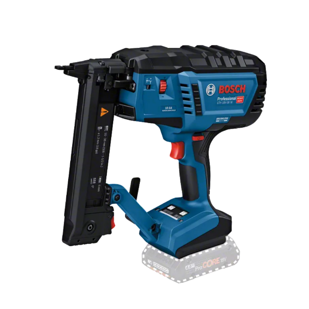 Picture of Bosch GTH 18V-38 M 18v Cordless and Gasless Narrow Crown Stapler 10-38x6mm Staples, Low Recoil, Dry Fire Lockout, 3kg Bare Unit in L-Boxx(EPT Annual Christmas Sale Special Offer Price)