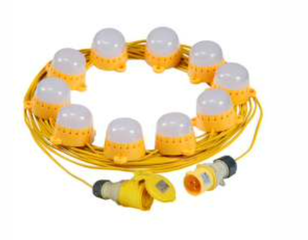 Picture of 22M LED Festoon Kits AC100-130V 10 x 6.5W LED Integrated Module (Each Lamp 650lm, total 6500lm) FL06W/22/10 