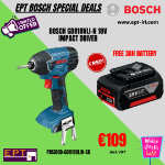 Picture of Bosch GDR18VLI-N 18V Impact Driver 160m Bare Unit 