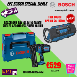 Picture of Bosch GNH 18V-64 M 16 Gauge Angled Second Fix Finish Nailer 32-63mm Length 2.9kg Bare Unit in L-Boxx 