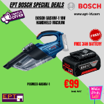 Picture of Bosch GAS18V-1 18v Handheld Vacuum Bare Unit