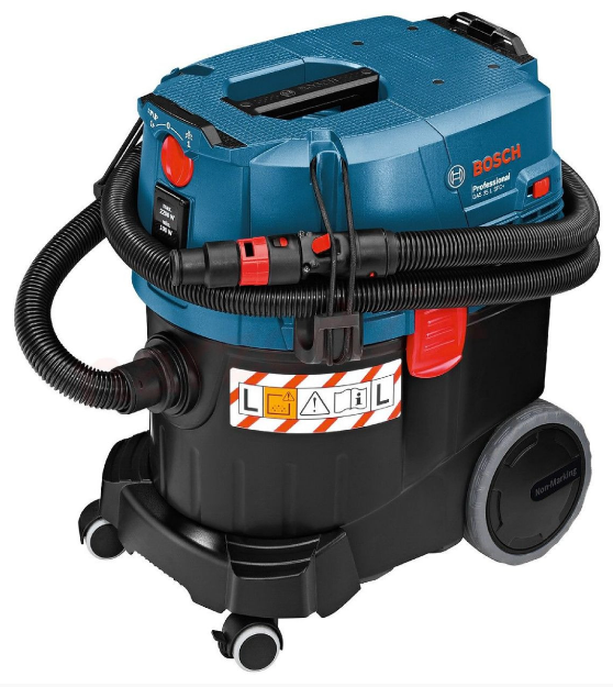 Picture of Bosch GAS35L SFC+ 220v 1380w 35Ltr L Class Dust Extractor Max Airflow 4440 L/min 11.6kg Wet-Dry